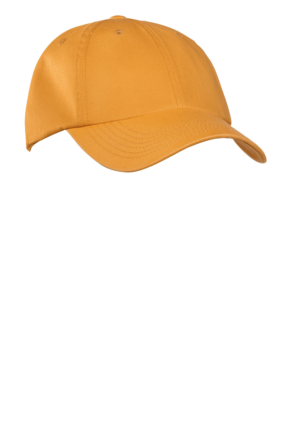 Port Authority PWU Mens Adjustable Hat Dandelion Yellow Front