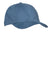 Port Authority PWU Mens Adjustable Hat Steel Blue Front