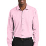Red House Mens Nailhead Wrinkle Resistant Long Sleeve Button Down Shirt - Pink - Closeout