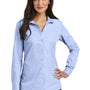 Red House Womens Nailhead Wrinkle Resistant Long Sleeve Button Down Shirt - Blue Pearl - Closeout