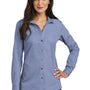 Red House Womens Nailhead Wrinkle Resistant Long Sleeve Button Down Shirt - Navy Blue - Closeout