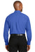 Red House RH60 Mens Wrinkle Resistant Long Sleeve Button Down Shirt w/ Pocket Medium Blue Back