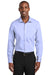 Red House RH620 Mens Pinpoint Oxford Wrinkle Resistant Long Sleeve Button Down Shirt Blue Front