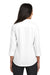 Red House RH690 Womens Nailhead Wrinkle Resistant 3/4 Sleeve Button Down Shirt White Back