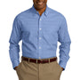 Red House Mens Wrinkle Resistant Long Sleeve Button Down Shirt w/ Pocket - Blue - Closeout