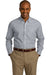 Red House RH70 Mens Wrinkle Resistant Long Sleeve Button Down Shirt w/ Pocket Dove Grey Front