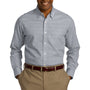 Red House Mens Wrinkle Resistant Long Sleeve Button Down Shirt w/ Pocket - Dove Grey - Closeout