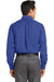 Red House RH76 Mens Wrinkle Resistant Long Sleeve Button Down Shirt w/ Pocket Royal Blue Back