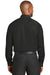 Red House RH78 Mens Wrinkle Resistant Long Sleeve Button Down Shirt w/ Pocket Black Back