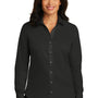 Red House Womens Wrinkle Resistant Long Sleeve Button Down Shirt - Black - Closeout