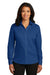 Red House RH79 Womens Wrinkle Resistant Long Sleeve Button Down Shirt Blue Front