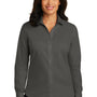 Red House Womens Wrinkle Resistant Long Sleeve Button Down Shirt - Steel Grey - Closeout