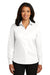 Red House RH79 Womens Wrinkle Resistant Long Sleeve Button Down Shirt White Front