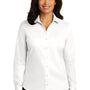 Red House Womens Wrinkle Resistant Long Sleeve Button Down Shirt - White - Closeout