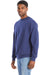 Hanes RS160 Mens Perfect Sweats Crewneck Sweatshirt Navy Blue 3Q