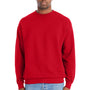 Hanes Mens Perfect Sweats Crewneck Sweatshirt - Athletic Red - NEW