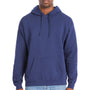 Hanes Mens Perfect Sweats Hooded Sweatshirt Hoodie - Navy Blue