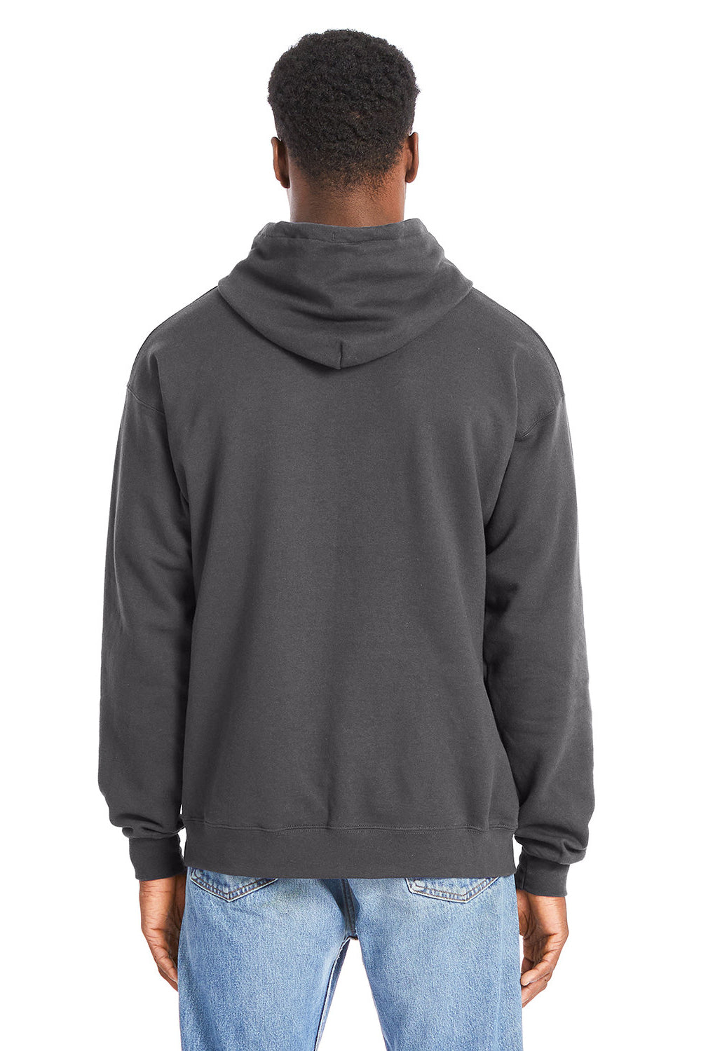 Hanes RS170 Mens Perfect Sweats Hooded Sweatshirt Hoodie Smoke Grey 3Q