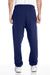 Champion RW10 Mens Reverse Weave Fleece Sweatpants w/ Pockets Navy Blue Back