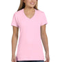 Hanes Womens Nano-T Short Sleeve V-Neck T-Shirt - Pale Pink - Closeout