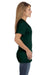 Hanes S04V Womens Nano-T Short Sleeve V-Neck T-Shirt Forest Green Side