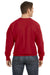 Champion S1049 Mens Crewneck Sweatshirt Red Back
