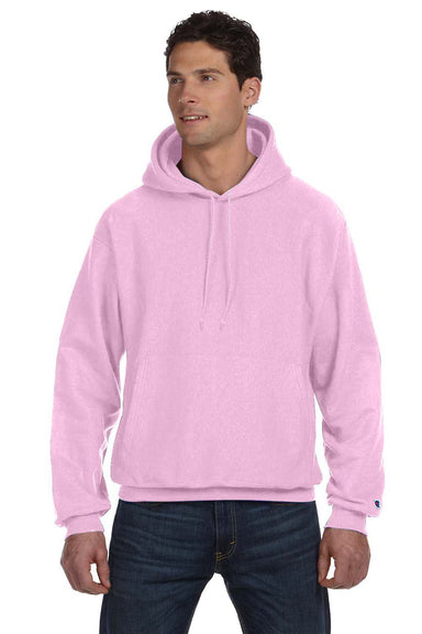 Champion S1051 Hooded Sweatshirt Hoodie Pink Front