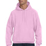 Champion Mens Shrink Resistant Hooded Sweatshirt Hoodie - Candy Pink