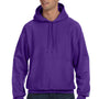 Champion Mens Shrink Resistant Hooded Sweatshirt Hoodie - Purple