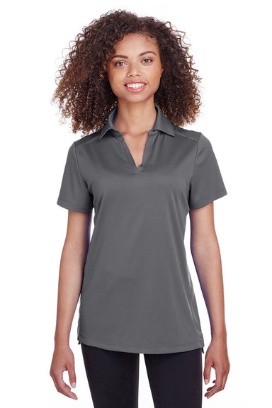 Spyder S16519 Womens Freestyle Short Sleeve Polo Shirt Grey Front