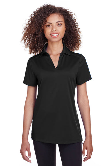 Spyder S16519 Womens Freestyle Short Sleeve Polo Shirt Black Front