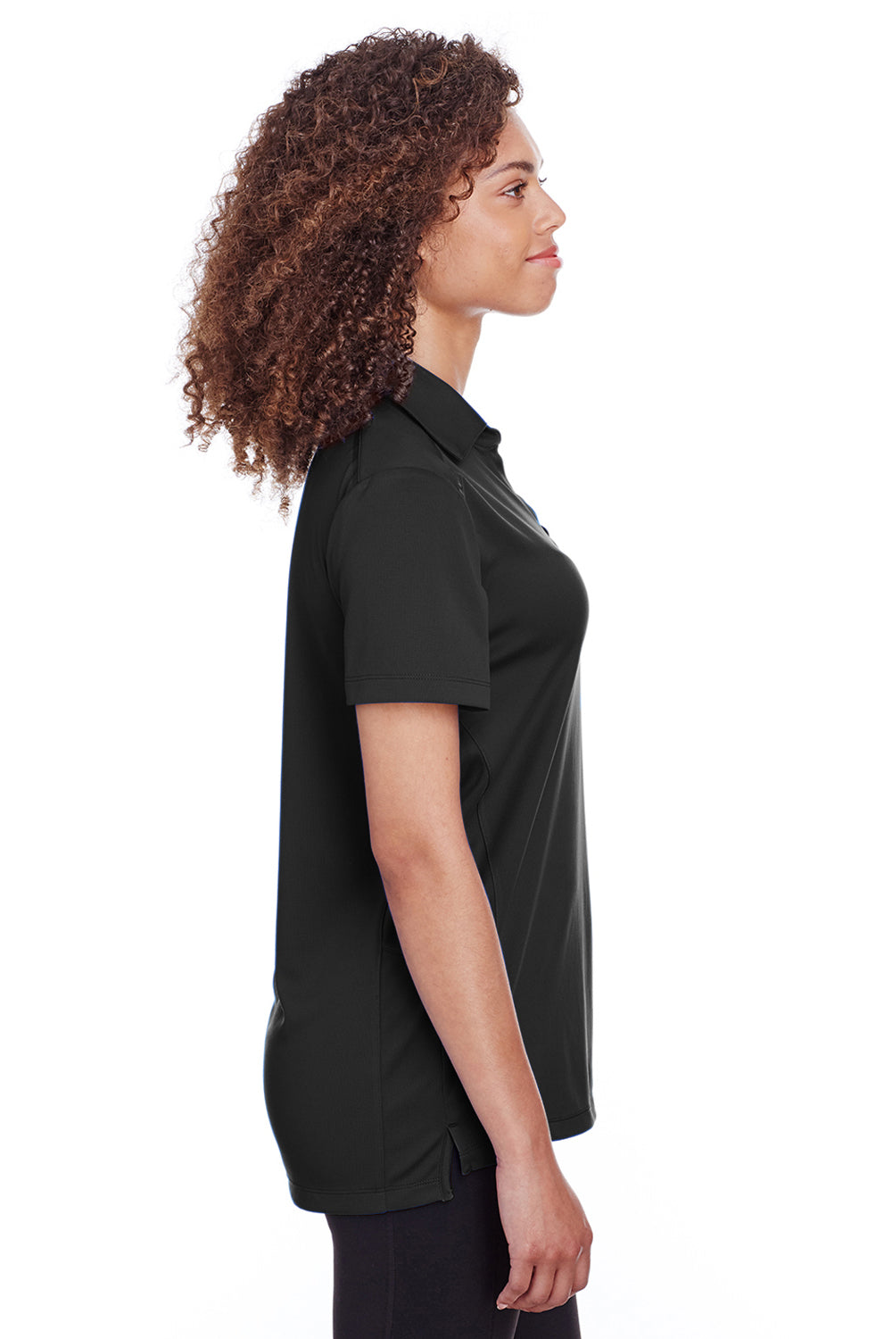 Spyder S16519 Womens Freestyle Short Sleeve Polo Shirt Black Side