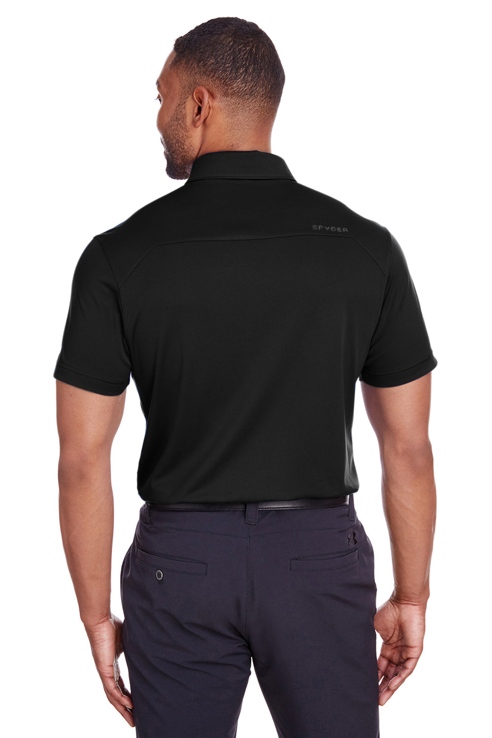 Spyder S16532 Womens Freestyle Short Sleeve Polo Shirt Black Back