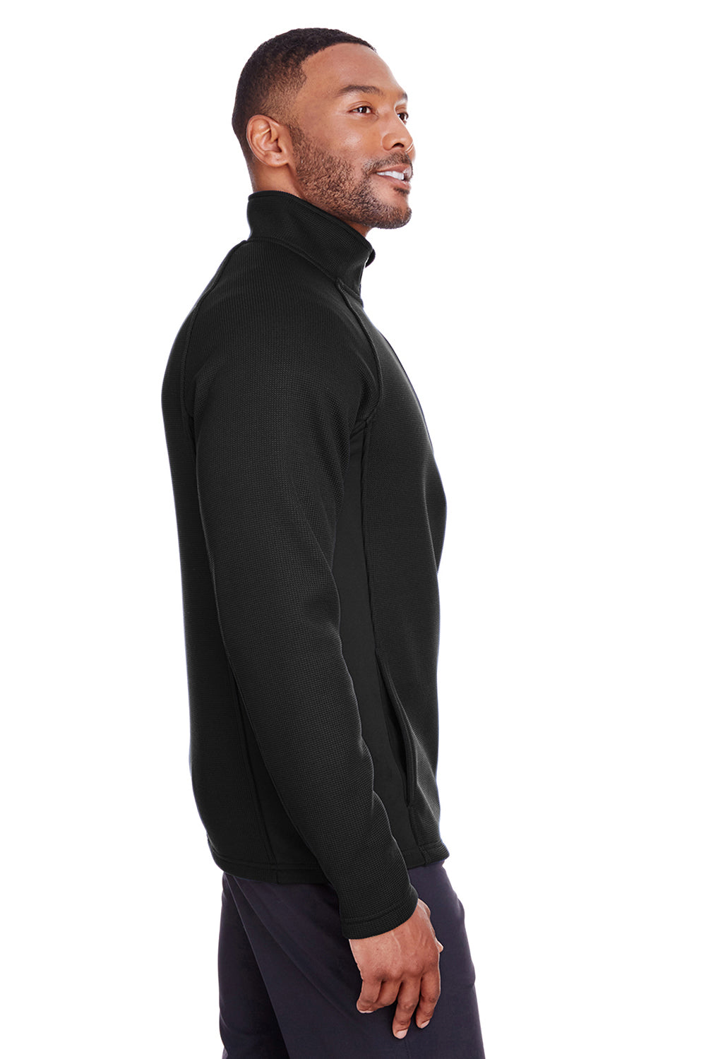 Spyder S16561 Mens Constant 1/4 Zip Sweater Black Side