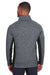 Spyder S16561 Mens Constant 1/4 Zip Sweater Heather Black Back