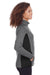 Spyder S16562 Womens Constant 1/4 Zip Sweater Grey Side