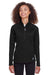 Spyder S16562 Womens Constant 1/4 Zip Sweater Black Front