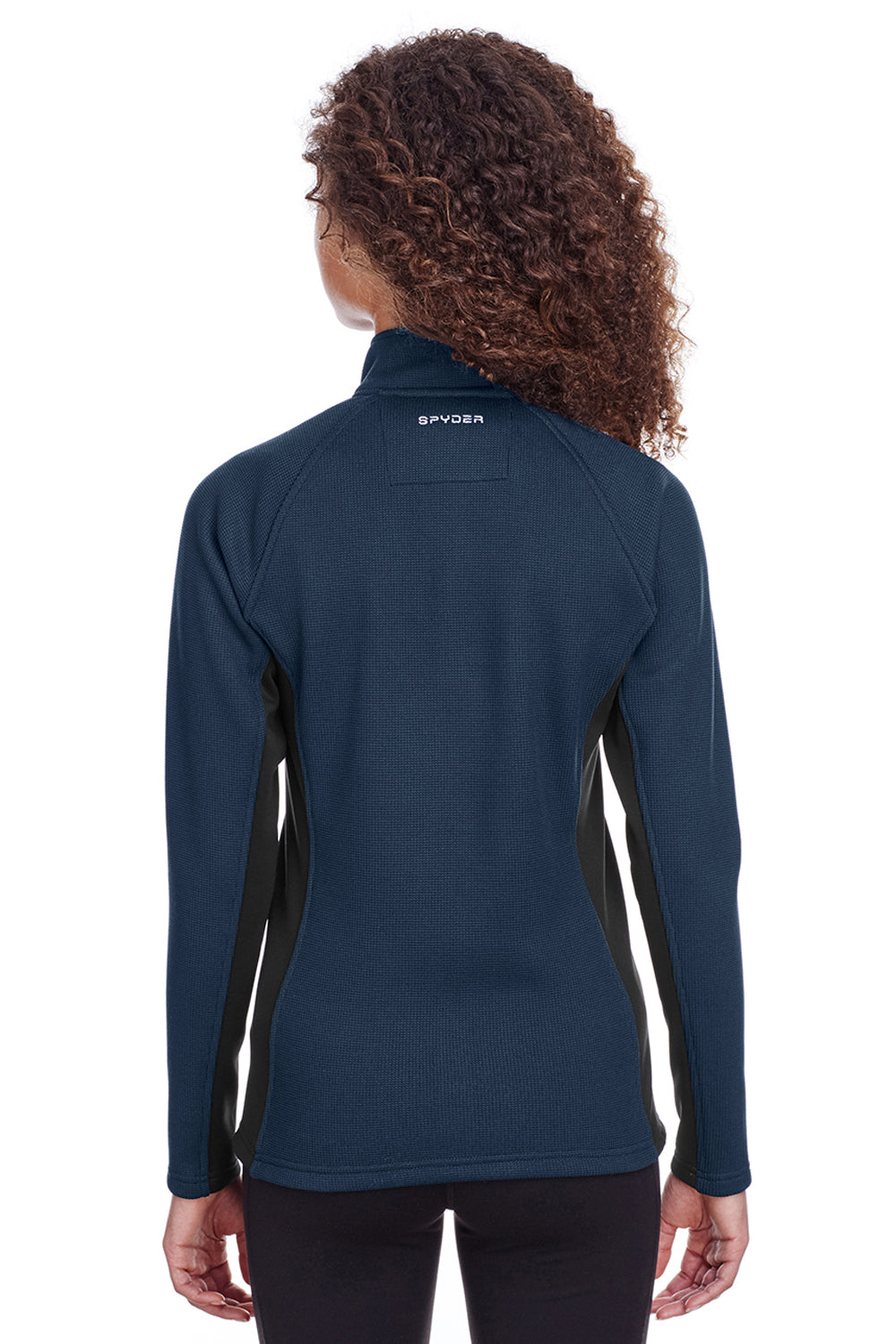Spyder S16562 Womens Constant 1/4 Zip Sweater Navy Blue Back