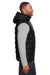 Spyder S16642 Mens Pelmo Full Zip Hooded Puffer Vest Black Side