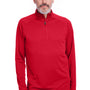 Spyder Mens Freestyle 1/4 Zip Sweatshirt - Red - Closeout