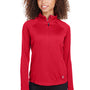 Spyder Womens Freestyle 1/4 Zip Sweatshirt - Red - Closeout