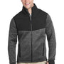 Spyder Mens Passage Full Zip Sweater Jacket - Polar Grey Powder/Black