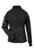 Spyder S17741 Womens Passage Full Zip Sweater Jacket Black Powder/Black Flat Front