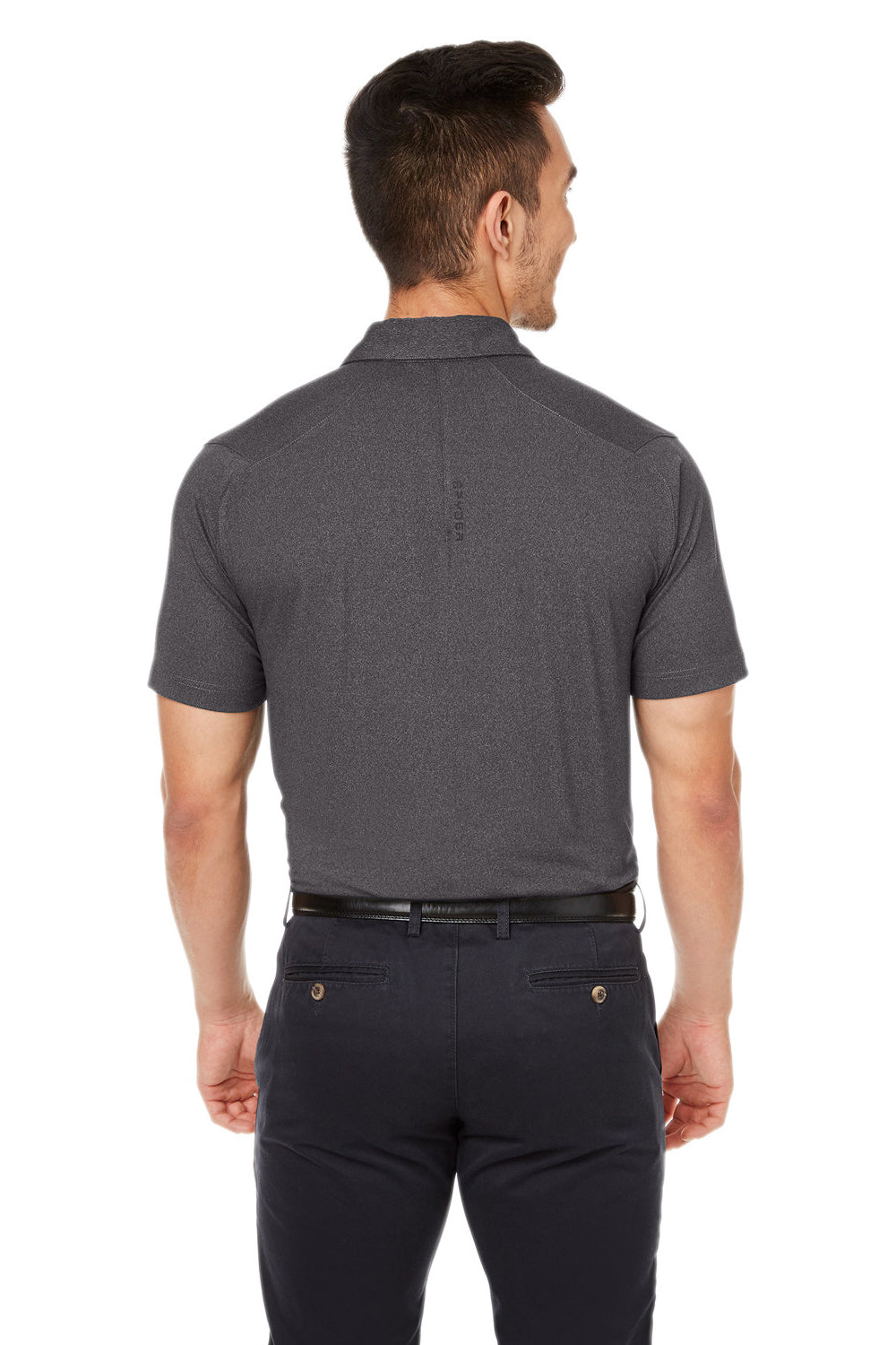 Spyder S17914 Mens Spyre Short Sleeve Polo Shirt Black Frost Back