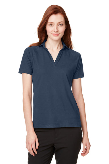 Spyder S17915 Womens Spyre Short Sleeve Polo Shirt Frontier Blue Frost Front