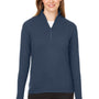 Spyder Womens Spyre UV Protection 1/4 Zip Sweatshirt - Frontier Blue Frost - NEW