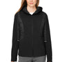 Spyder Womens Powerglyde Full Zip Hooded Jacket - Black