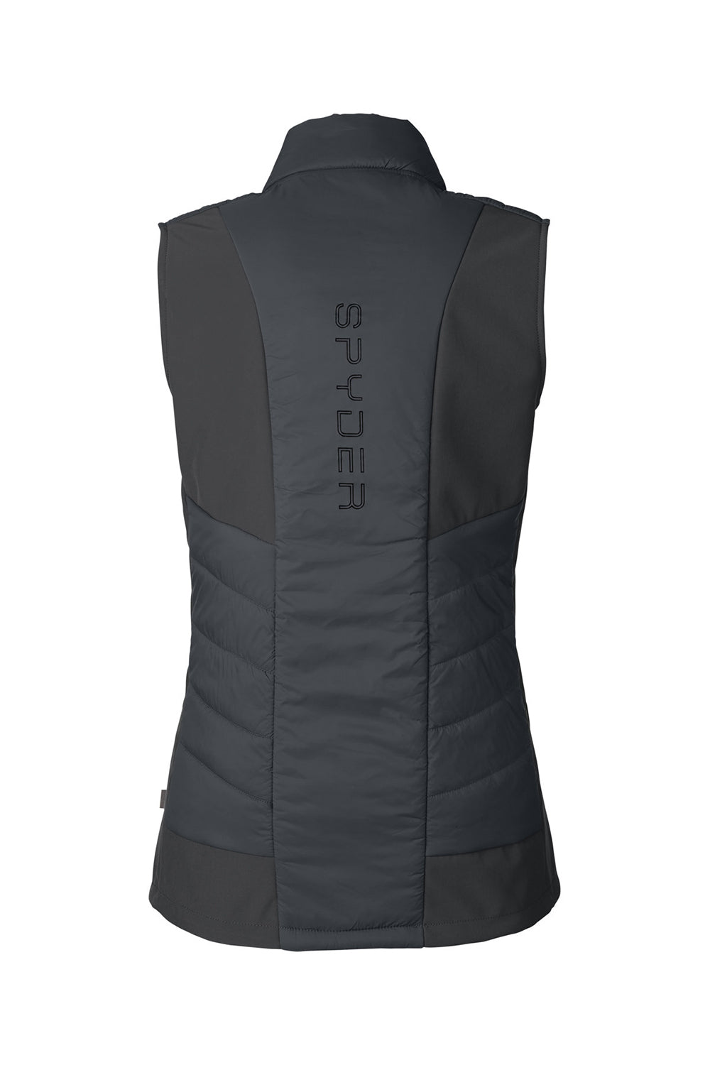 Spyder S17930 Womens Challenger Full Zip Vest Black Flat Back