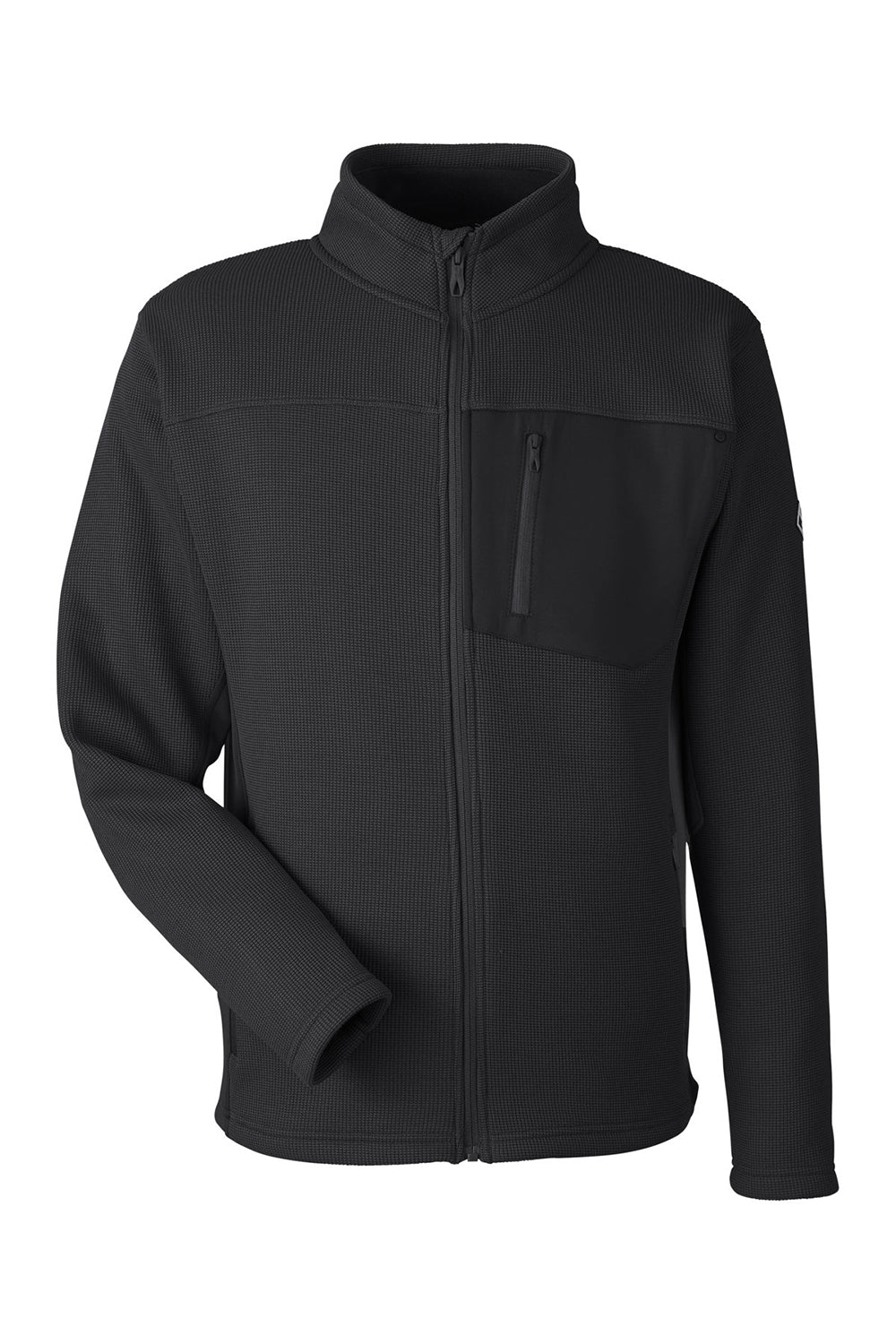 Spyder S17936 Mens Constant Canyon Full Zip Sweater Jacket Black Flat Front
