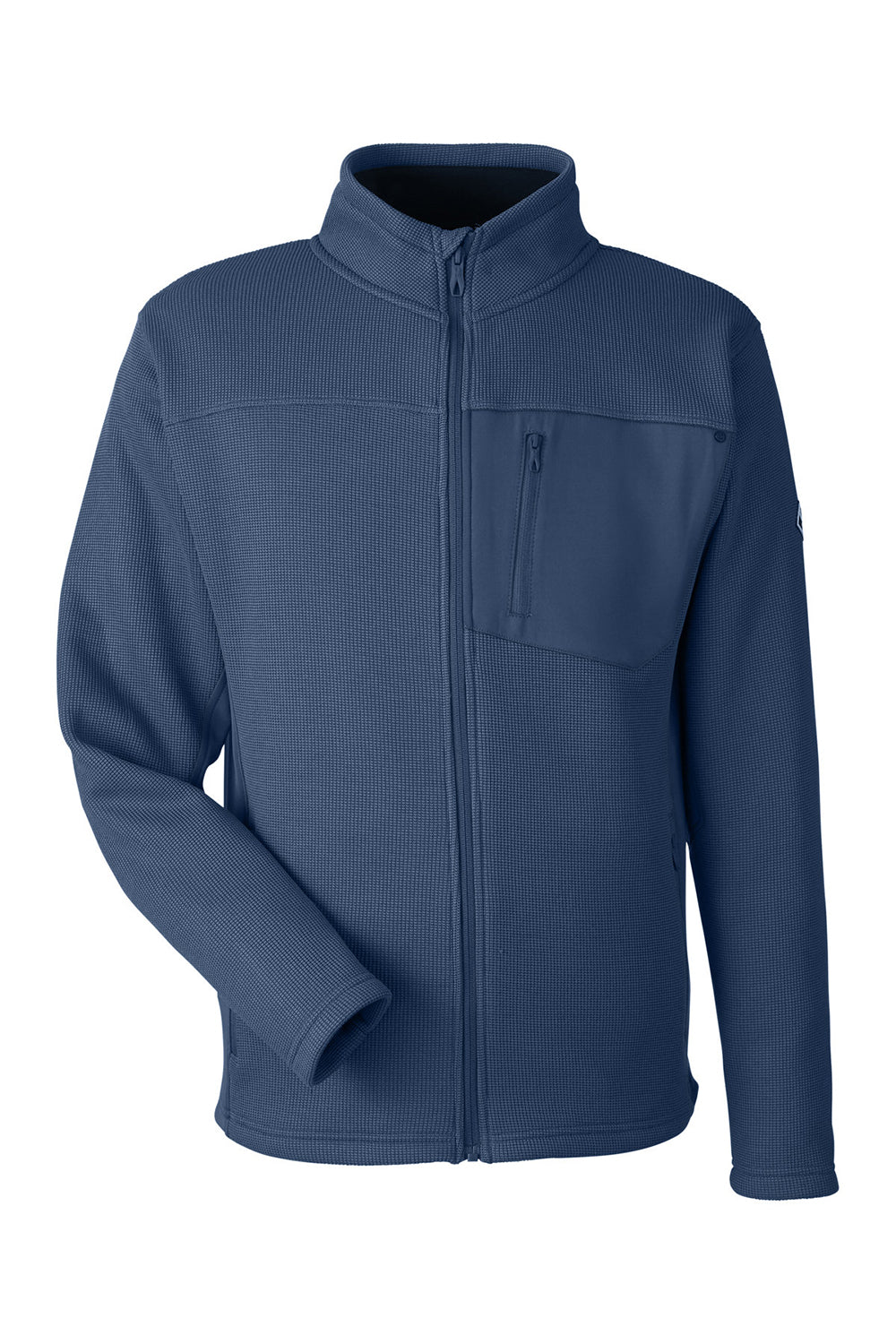 Spyder S17936 Mens Constant Canyon Full Zip Sweater Jacket Frontier Blue Flat Front